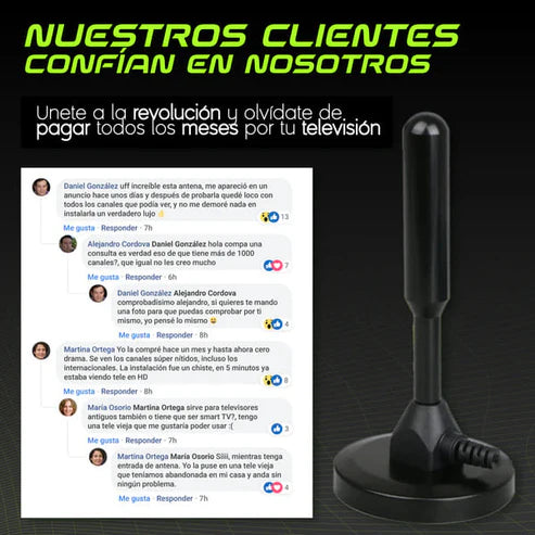 ANTENA HD CANALES DE TV GRATIS